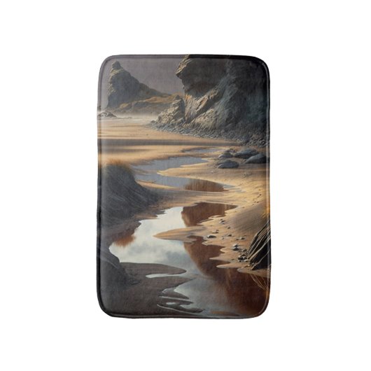 Sunset Shore Badematte (Vorderseite Vertikal)
