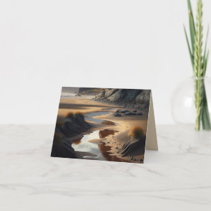 Sunset Shore Feiertagskarte