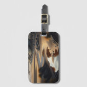 Sunset Shore Gepäckanhänger (Vorderseite Vertikal)