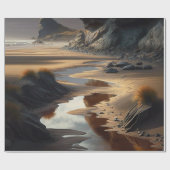 Sunset Shore Geschenkpapier (Flach)