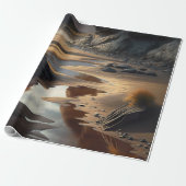 Sunset Shore Geschenkpapier (Ungerollt)