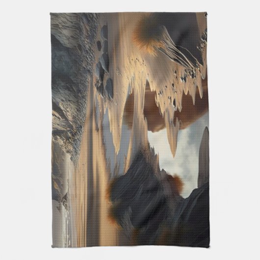 Sunset Shore Geschirrtuch (Vertikal)