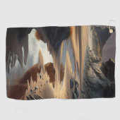 Sunset Shore Golfhandtuch (Horizontal)