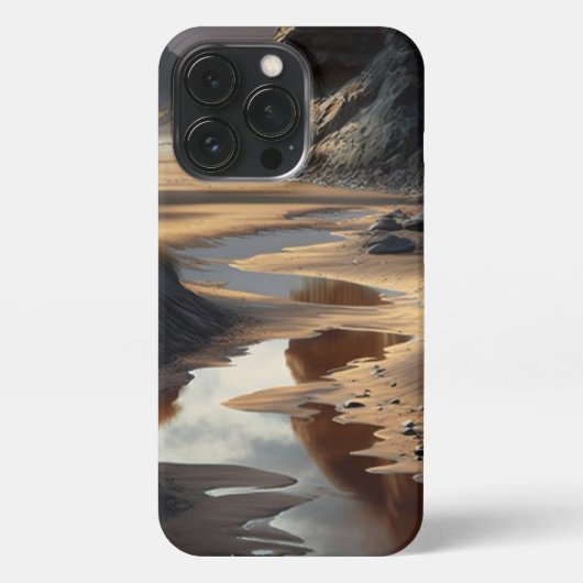 Sunset Shore iPhone Hülle (Rückseite)