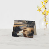 Sunset Shore Karte (Gelbe Blume)