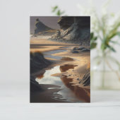 Sunset Shore Karte (Stehend Vorderseite)