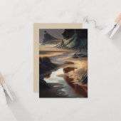 Sunset Shore Karte (Vorderseite/Rückseite Beispiel)