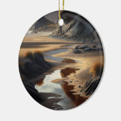 Sunset Shore Keramik Ornament (Links)