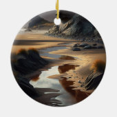 Sunset Shore Keramik Ornament (Hinten)