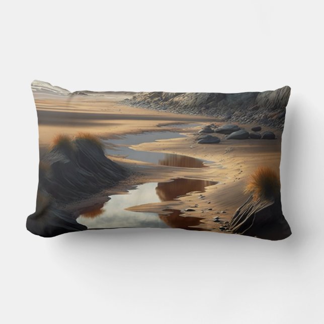Sunset Shore Lendenkissen (Vorderseite)