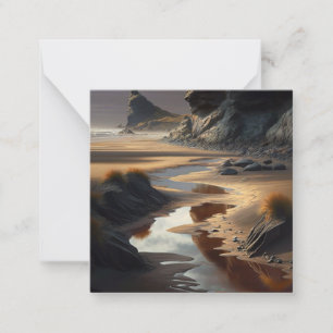 Sunset Shore Mitteilungskarte