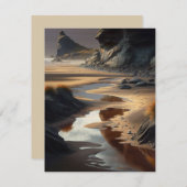 Sunset Shore Mitteilungskarte (Vorne/Hinten)