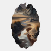 Sunset Shore Ornament Karte (Rechts)