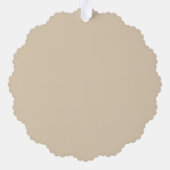 Sunset Shore Ornament Karte (Rückseite)