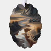 Sunset Shore Ornament Karte (Links)