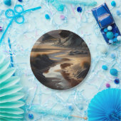 Sunset Shore Pappteller (Party)