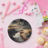 Sunset Shore Pappteller (Party)