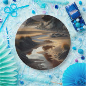 Sunset Shore Pappteller (Party)