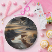 Sunset Shore Pappteller (Party)