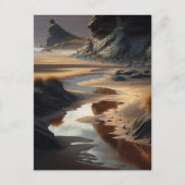 Sunset Shore Postkarte (Vorderseite)