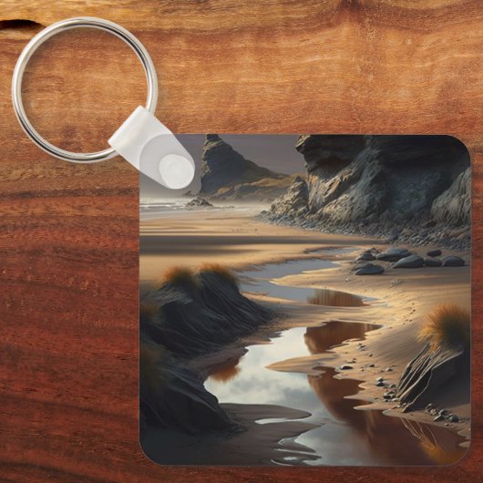 Sunset Shore Schlüsselanhänger (Vorderseite)