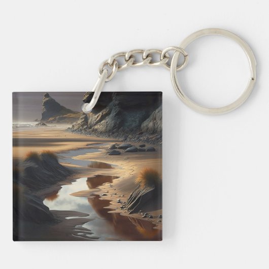 Sunset Shore Schlüsselanhänger (Rückseite)