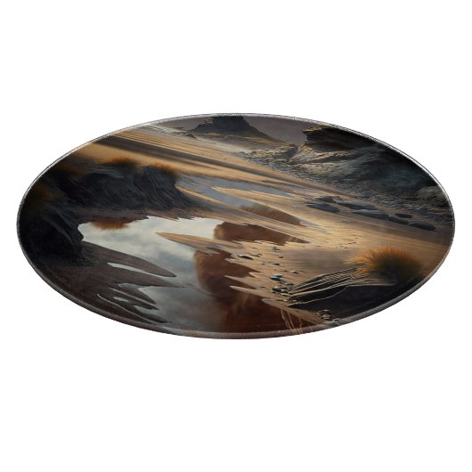 Sunset Shore Schneidebrett (Ecke)