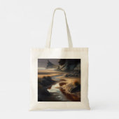 Sunset Shore Tragetasche (Rückseite)