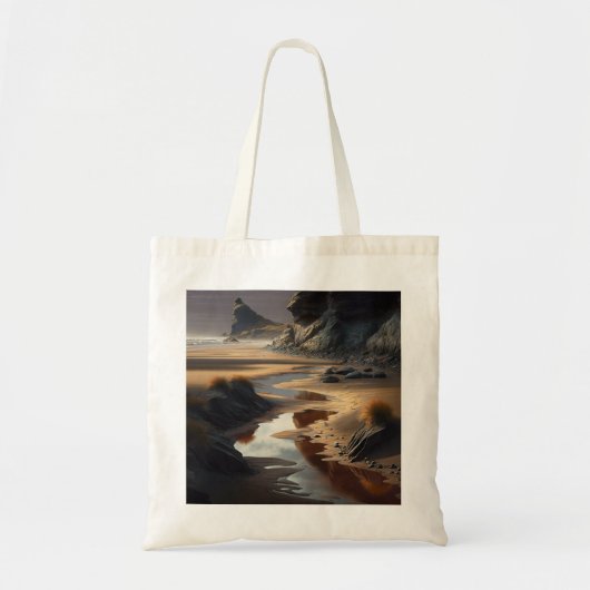 Sunset Shore Tragetasche (Vorne)