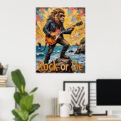 Sunset Shred: Löwigs Küstenstrich Poster (Heimbüro)