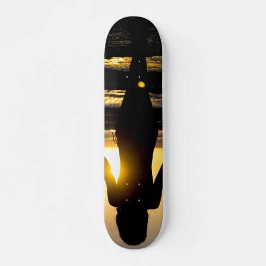 Sunset Silhouete Skateboard (Vorne)