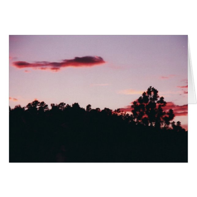 Sunset-Silhouette (Vorderseite (Horizontal))