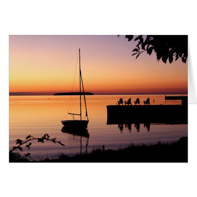 Sunset-Silhouette (Vorderseite (Horizontal))