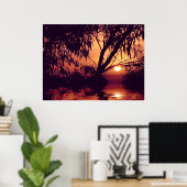 Sunset Silhouette Habitat Poster (Heimbüro)