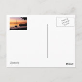 Sunset Silhouette Postkarte (Rückseite)