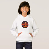 Sunset Silhouette Swing Art Kids’ Hoodie (Vorne ganz)