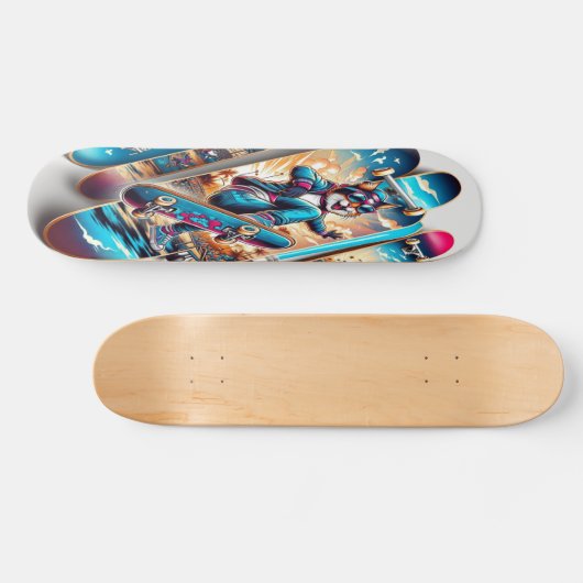 Sunset Skate Session Skateboard (Horizontal)