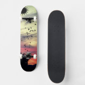 Sunset Skateboard (Vorderseite)