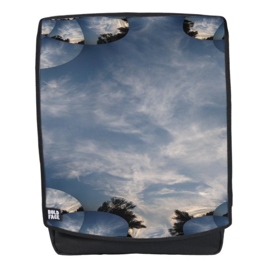 Sunset Skies Fraktal Rucksack (Vorderseite)