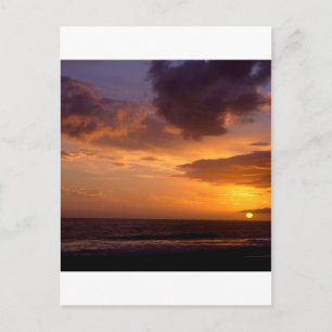 Sunset Sky Carpinteria Kalifornien Postkarte