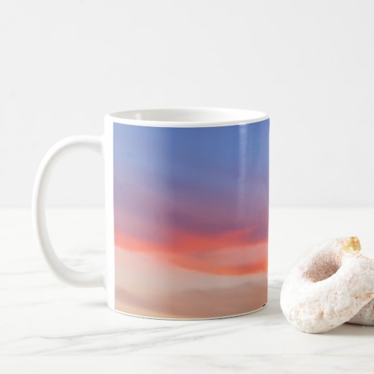 Sunset Sky Colors Tasse (Mit Donut)