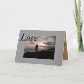 Sunset Sky Feiertagskarte (Vorderseite)