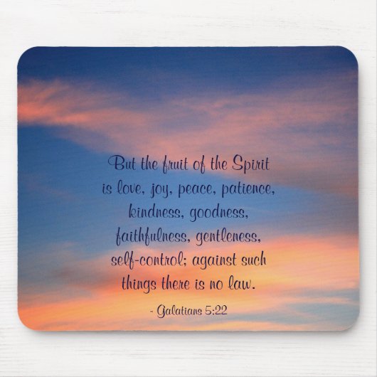 Sunset Sky Fruit of the Spirit Mousepad (Vorne)