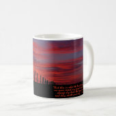 Sunset Sky Inspiration Kaffeetasse (VorderseiteRechts)