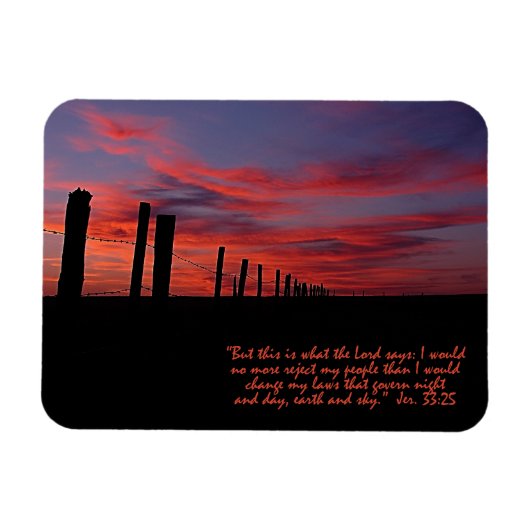 Sunset Sky Inspiration Magnet (Horizontal)