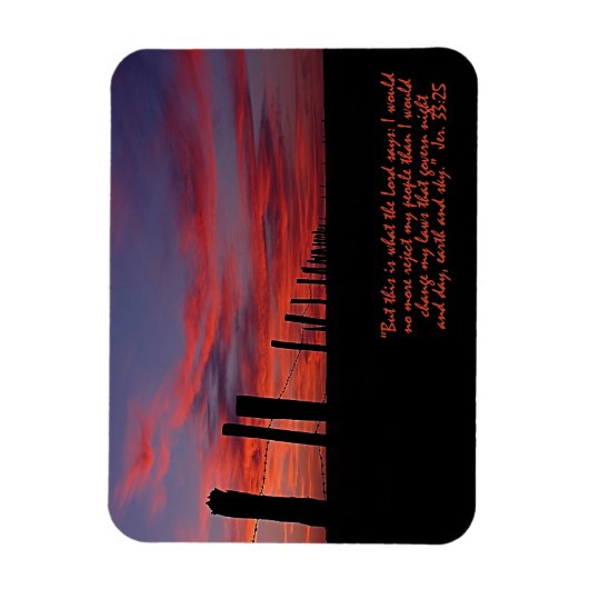 Sunset Sky Inspiration Magnet (Vertikal)