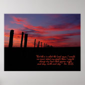 Sunset Sky Inspiration Poster (Vorne)