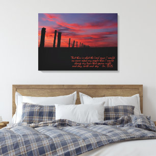 Sunset Sky Inspiration Stretch Canvas Print Leinwanddruck