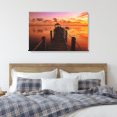 Sunset Sky Leinwanddruck (Insitu (Schlafzimmer))