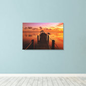 Sunset Sky Leinwanddruck (Insitu (Holzboden))
